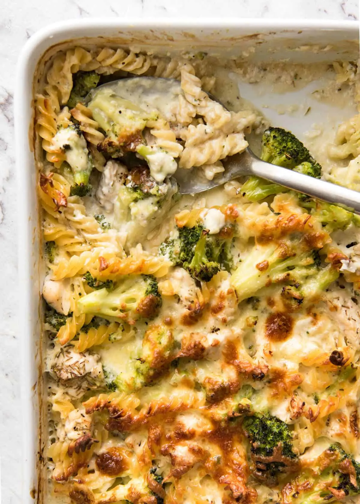 Healthy Chicken and Broccoli Pasta Bake