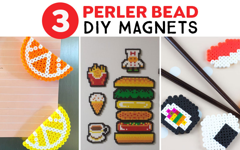 perler bead magnets for your fridge