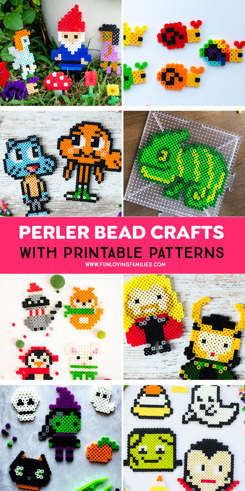 20+ Free Perler Bead Patterns and Craft Ideas - Fun Loving Families Inside Hama Bead Letter Templates