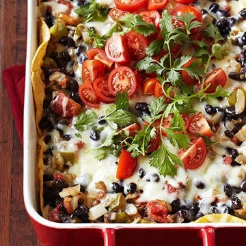 Tortilla Black Bean Casserole