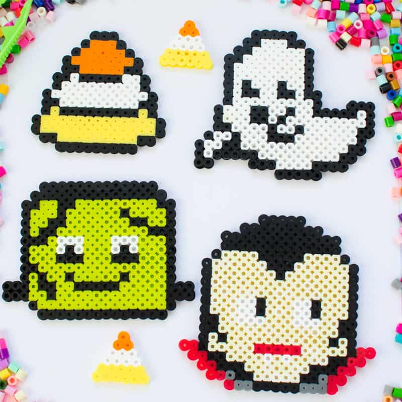 Image result for images of The Halloween perler bead crafts