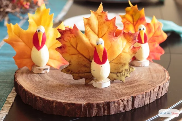 Gourd turkey craft from Atta Girl Says