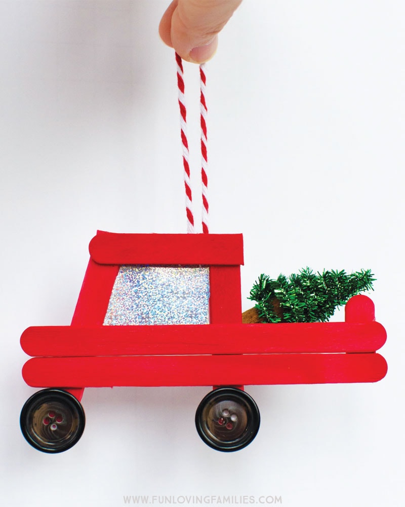 red truck popsicle stick craft