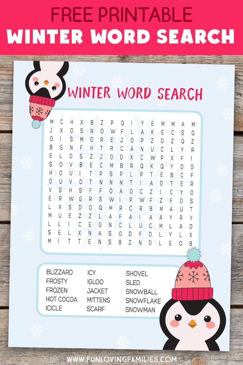 Free Printable Winter Crossword Puzzles Nacionefimera