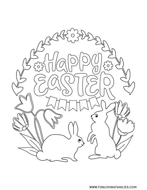 religious easter coloring pages printable