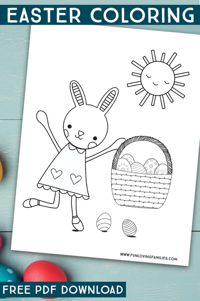 Cute Easter coloring pages for kids and adults.