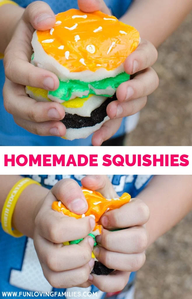 homemade hamburger squishy