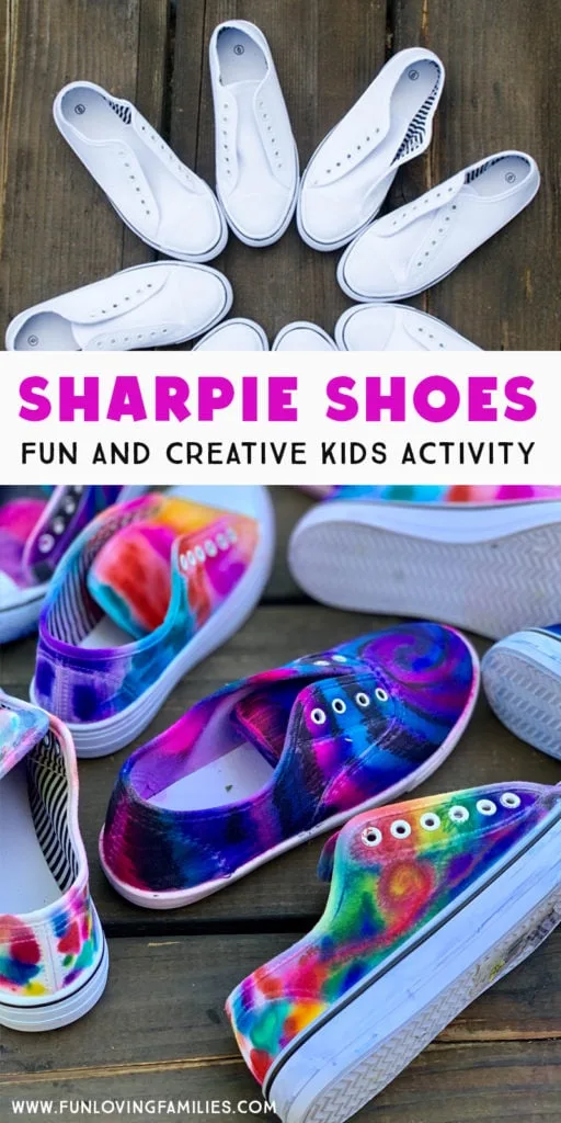 Sharpie shoes craft for kids