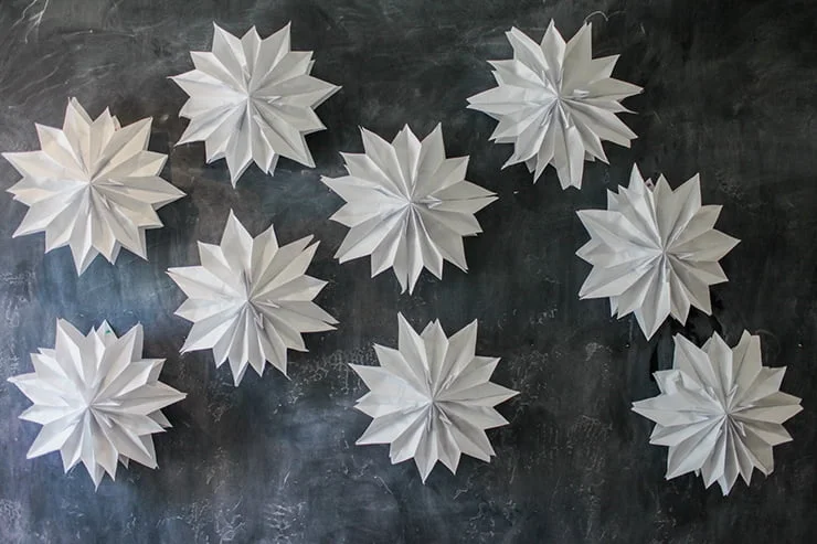 giant paper bag stars