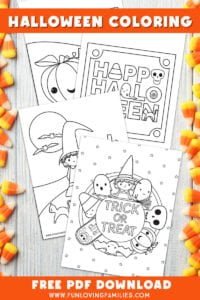 Halloween Coloring Pages (Free Printables) - Fun Loving Families