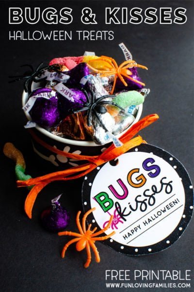 Insects and Kisses Do it yourself Halloween Celebration Favors - Enjoyable Loving Households photograph relating to Bugs and Kisses Free Printable called Insects and Kisses Do-it-yourself Halloween Social gathering Favors - Pleasurable Loving Family members