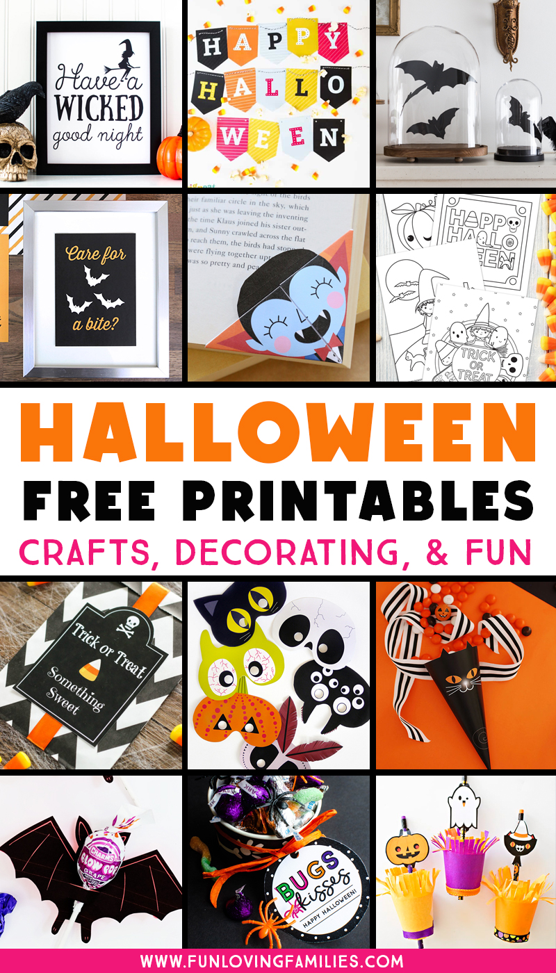 28 Free Halloween Printables (Perfect for Parties and Playdates) - Fun ...