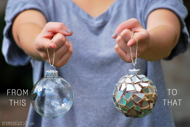 Upcycle Old CDs into Beautiful Mosaic Ornament Balls