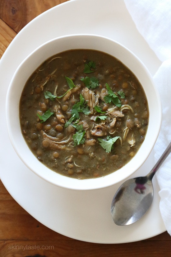 chicken and lentil soup