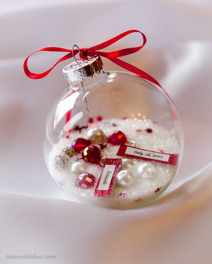 Make Personalized Ornament Keepsake Gifts