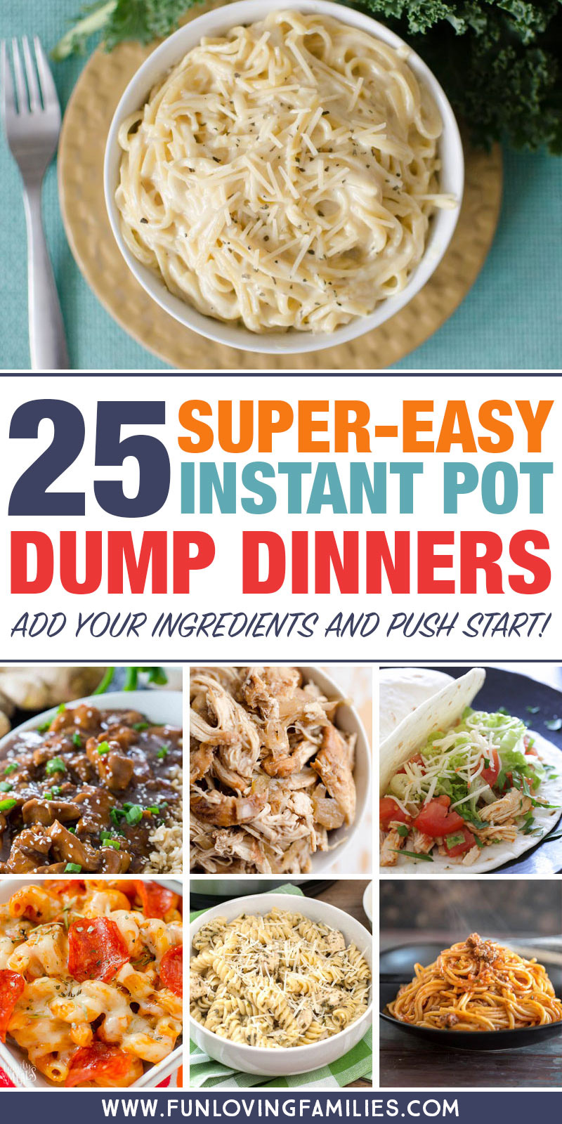 25 super easy Instant pot dinners you can dump and go