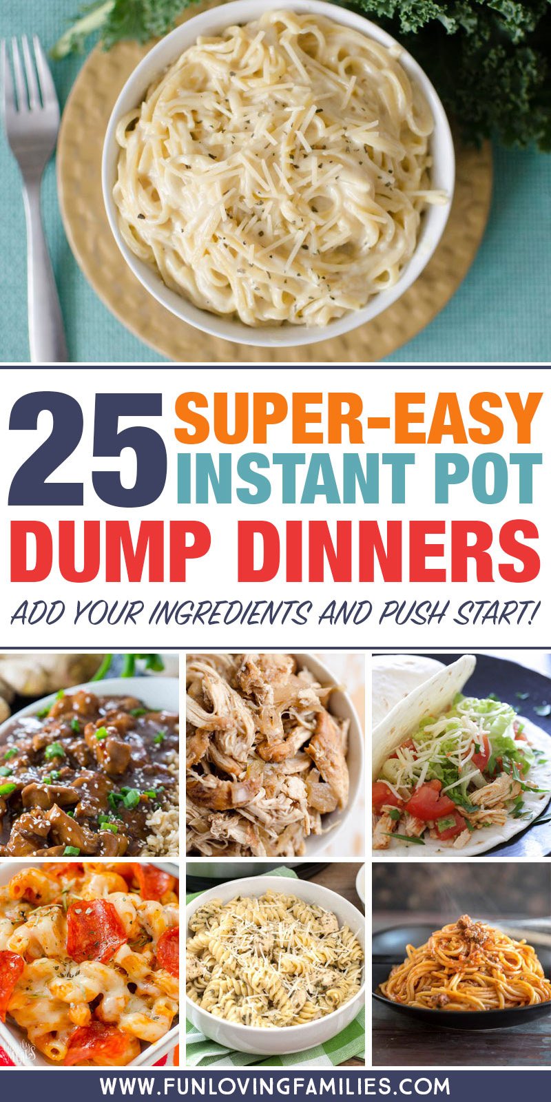 25 super easy Instant pot dinners you can dump and go