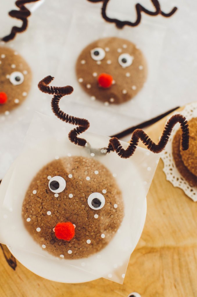 DIY reindeer Christmas treat bags