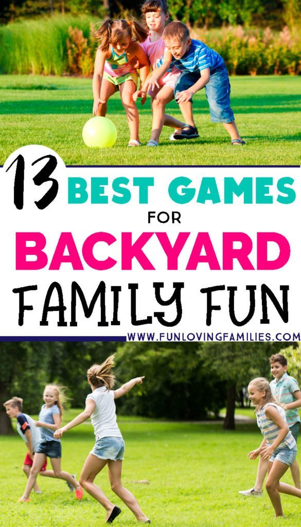 kids playing yard games