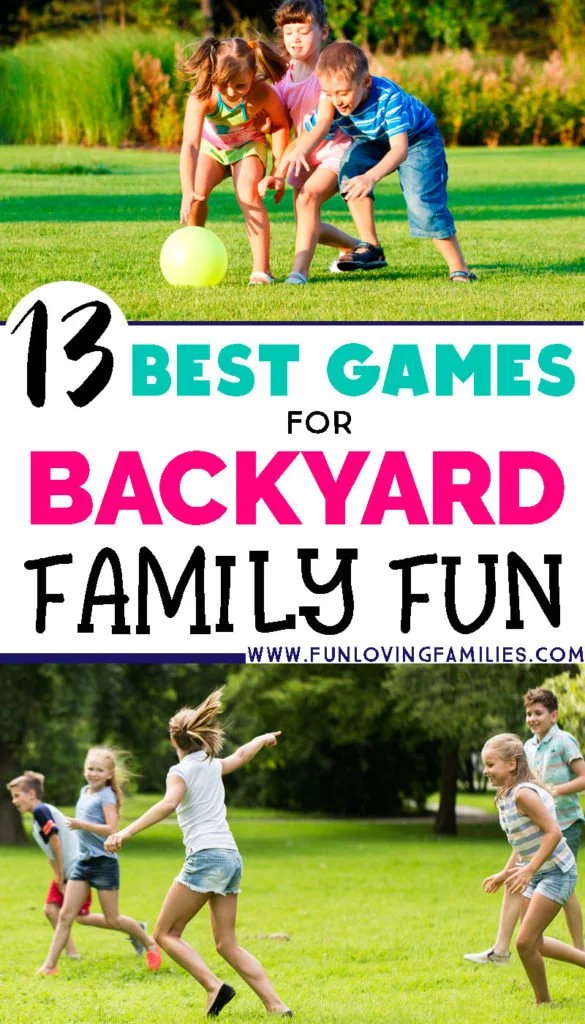 kids playing yard games