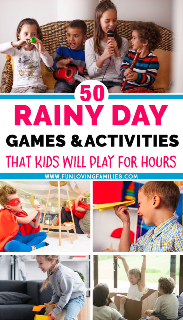 games for kids to play at home on a rainy day