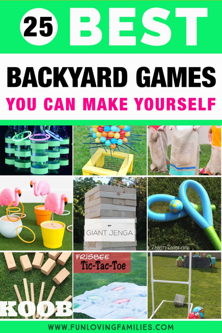 25 DIY Backyard Party Games for Family Fun Fun Loving Families