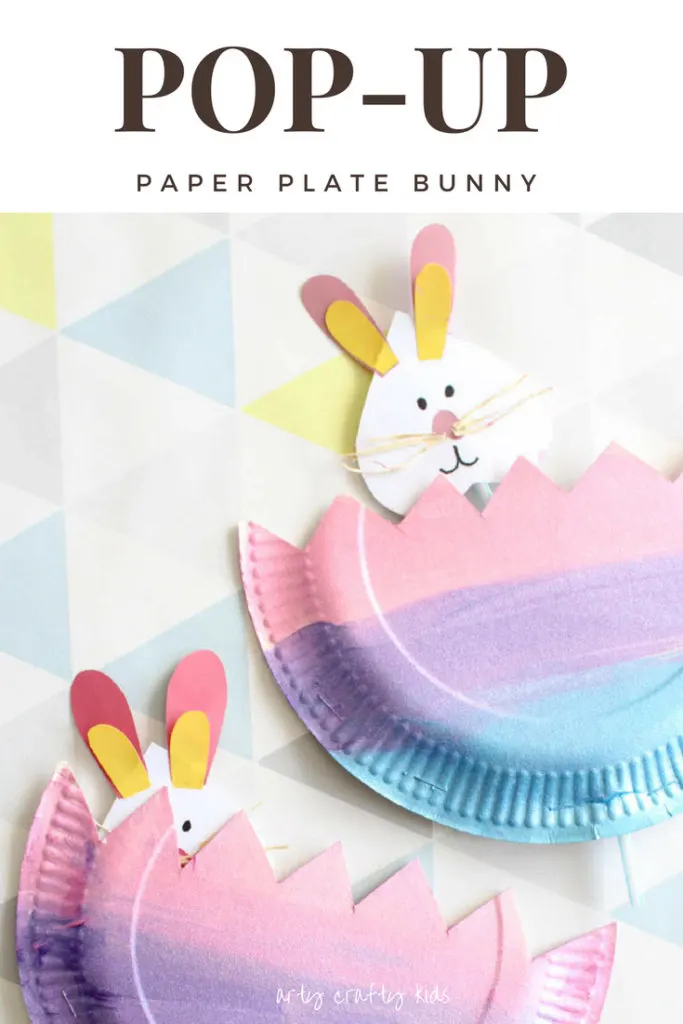 bunny paper plate craft for kids