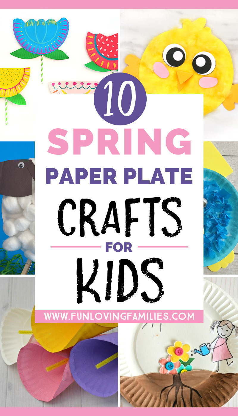 Spring paper plate crafts for kids