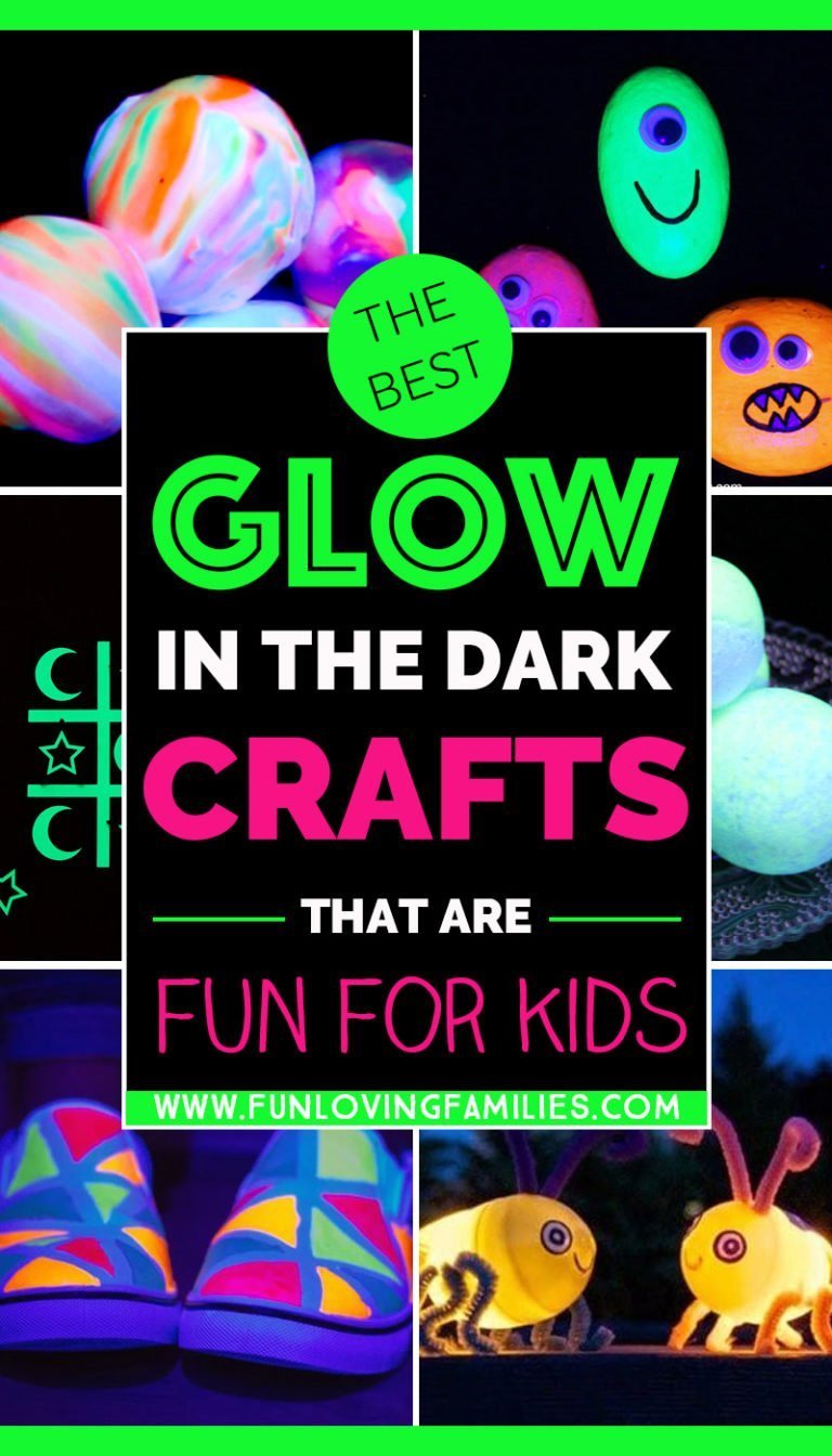 9 Easy GlowInTheDark Crafts for Kids Fun Loving Families