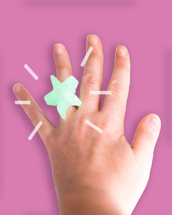 glow in the dark ring craft