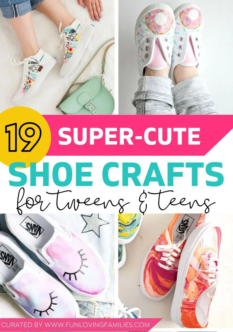 DIY shoe designs in different styles