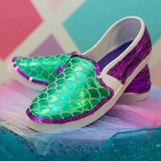 mermaid shoes tutorial
