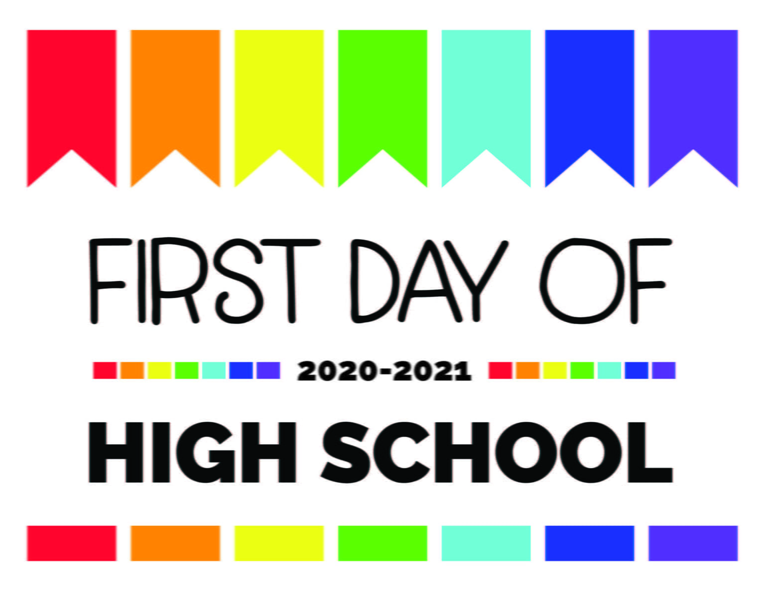 First Day of School Signs 20202021 Free Printables for All Grades