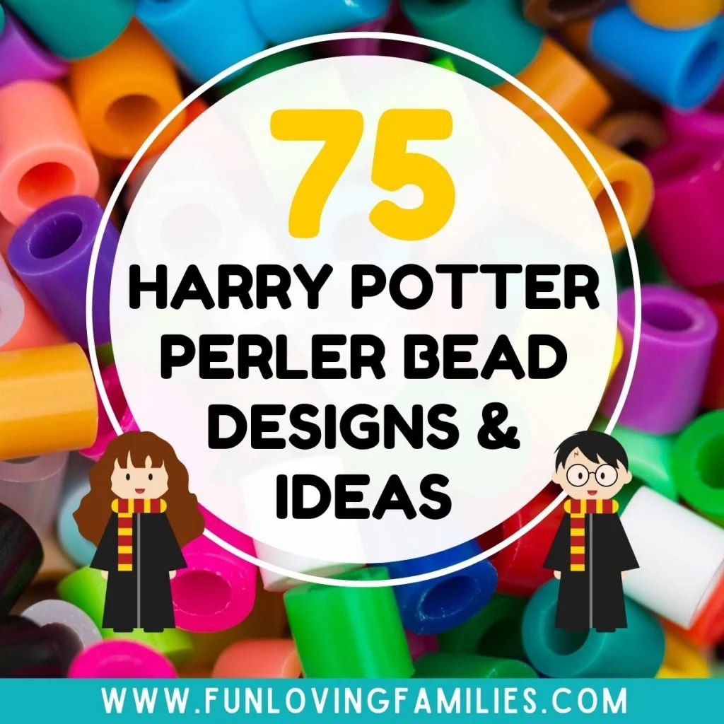 Harry Potter Perler Beads Designs, MomMadeMoments