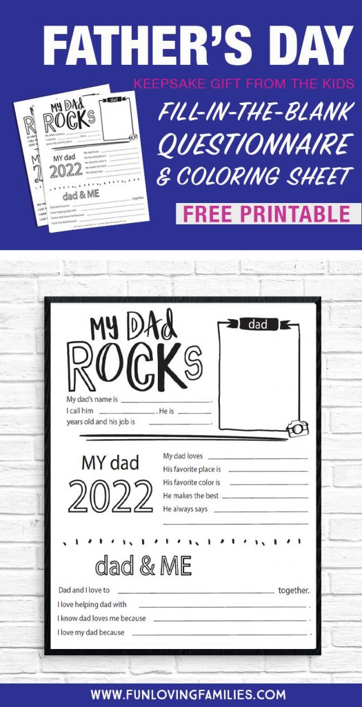 2022 fathers day printable