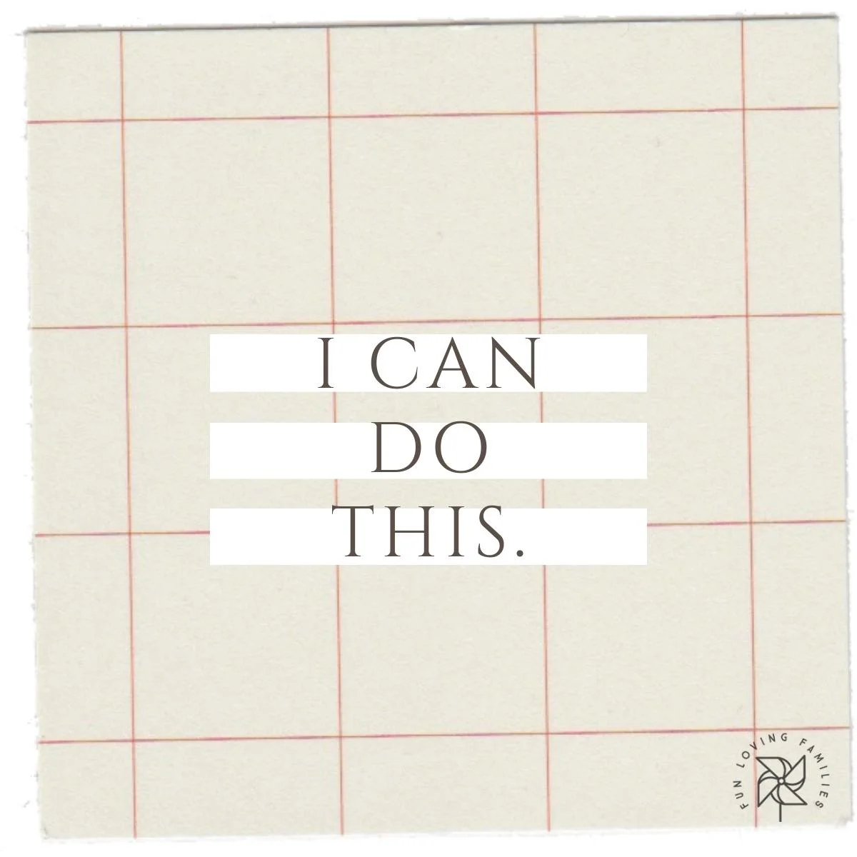 I can do this affirmation