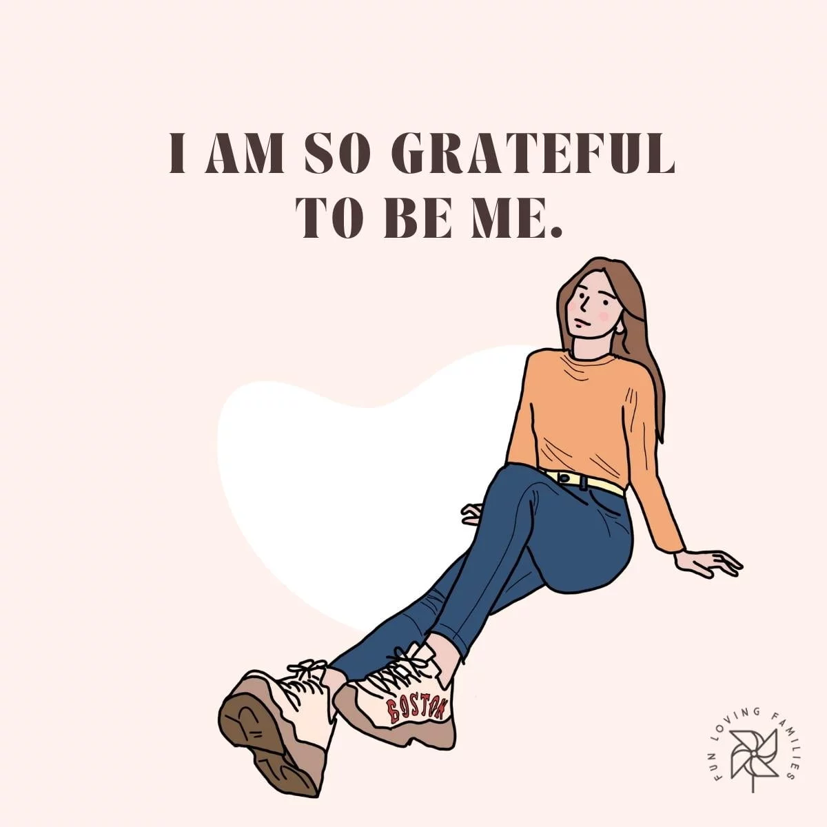 I am so grateful to be me affirmation