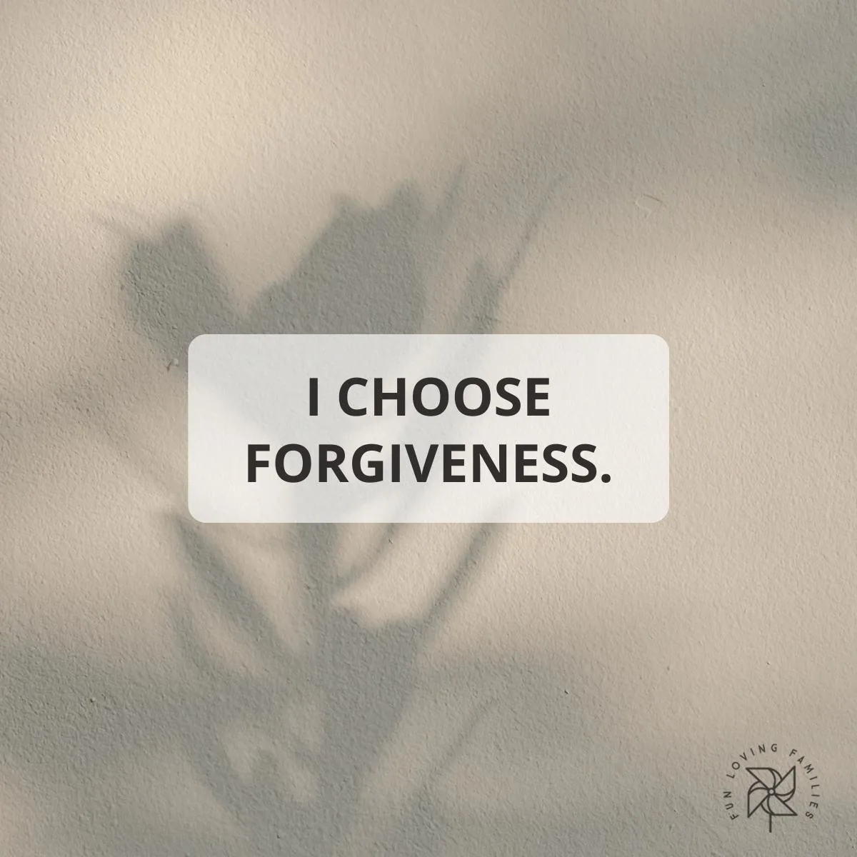 I choose forgiveness affirmation image