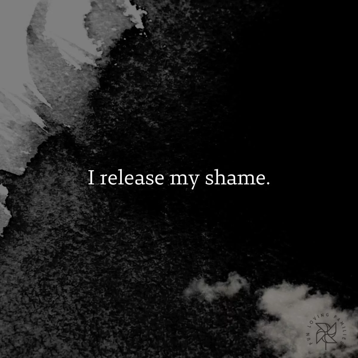 I release my shame affirmation image
