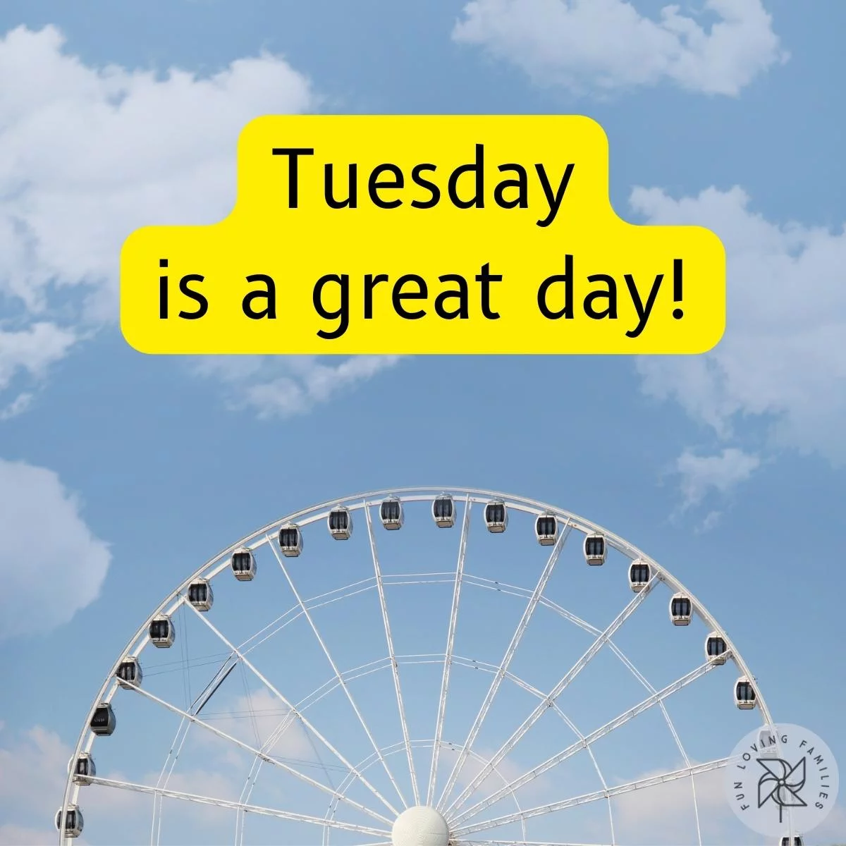 Tuesday is a great day affirmation image