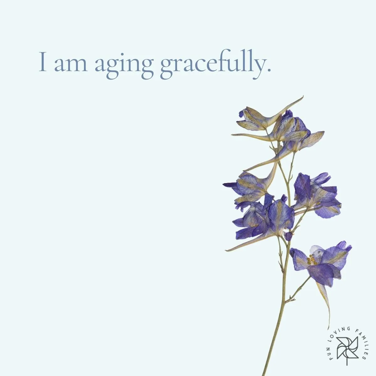 I am aging gracefully affirmation