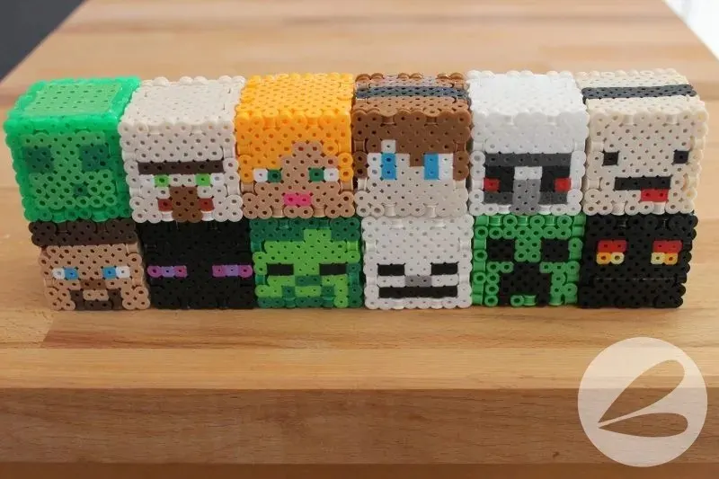 3D Minecraft Character Heads