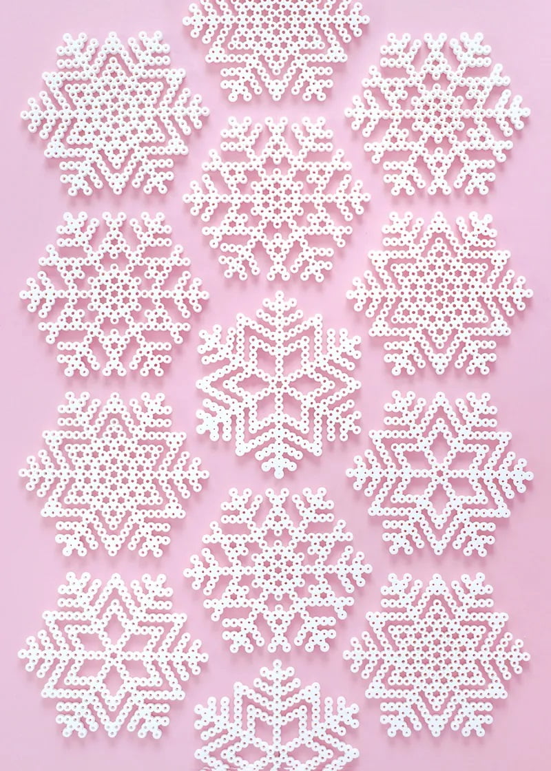 Assorted White Snowflake Designs