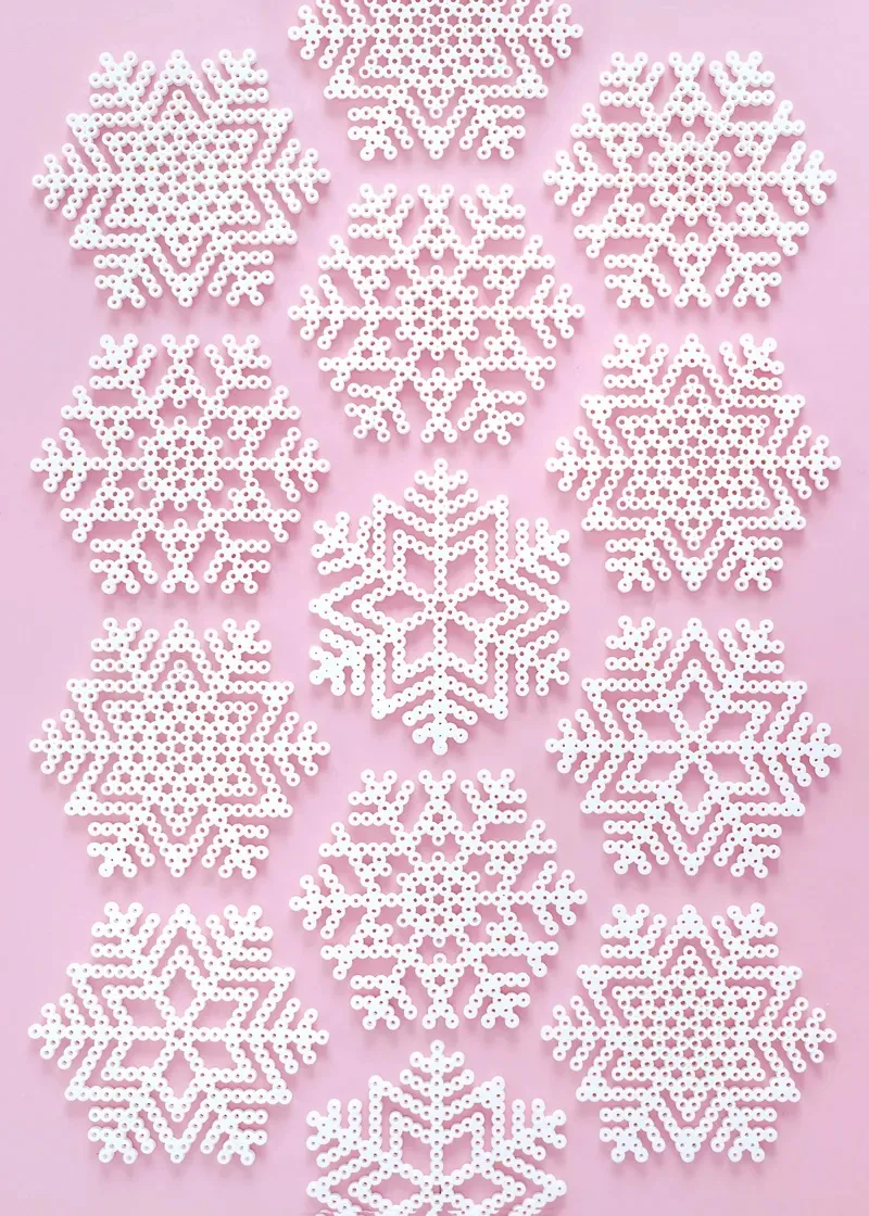 Assorted White Snowflake Designs