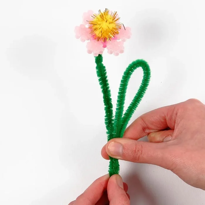 3D Flowers with Pipe Cleaner Stems