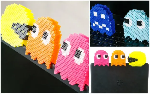 Pacman and Ghosts Monitor Figures