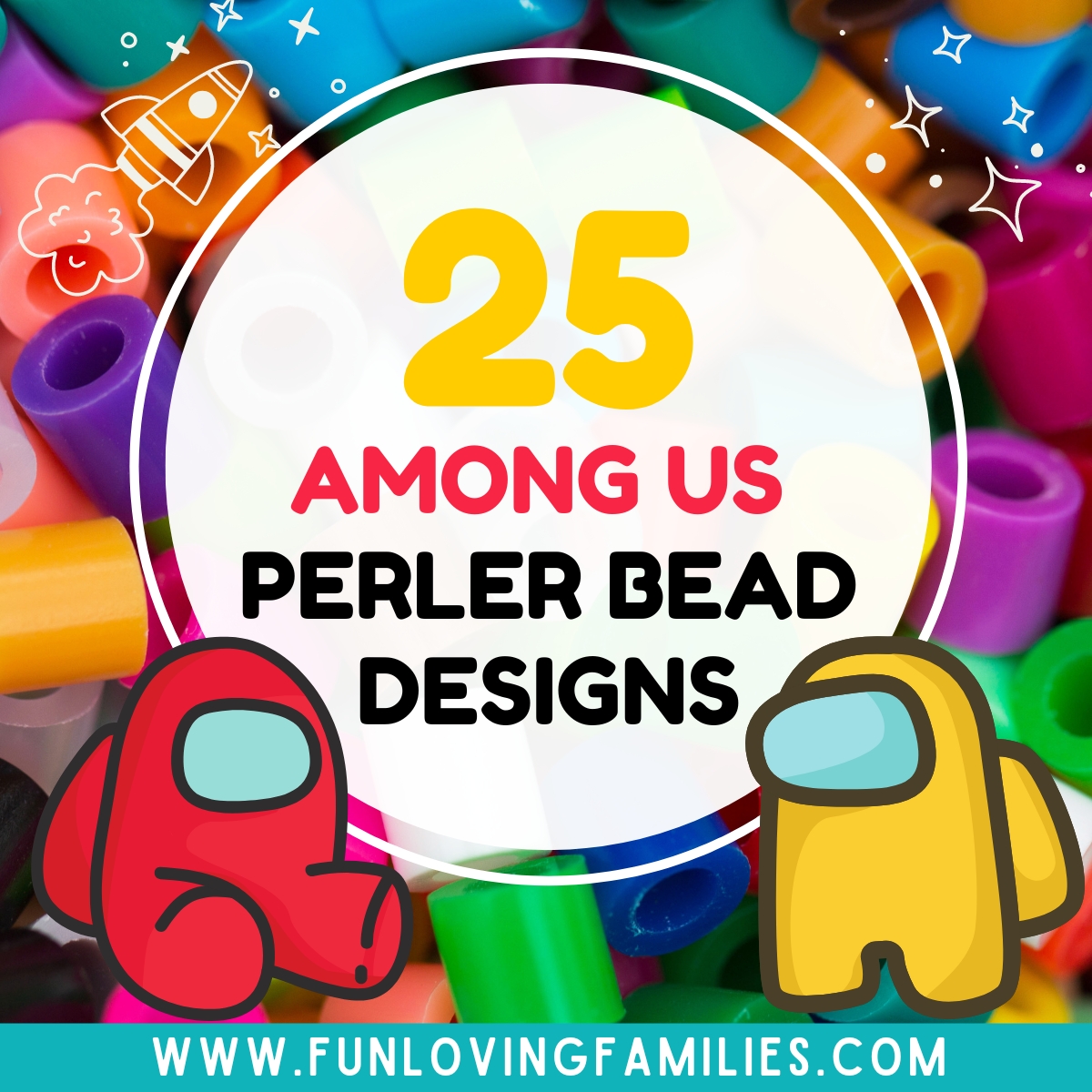 Among Us Perler Bead Patterns