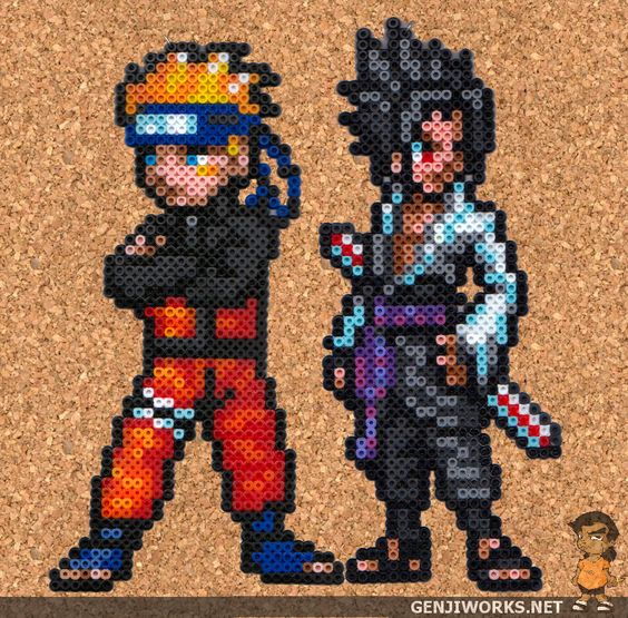 25 Anime Perler Bead Patterns Designs and Ideas