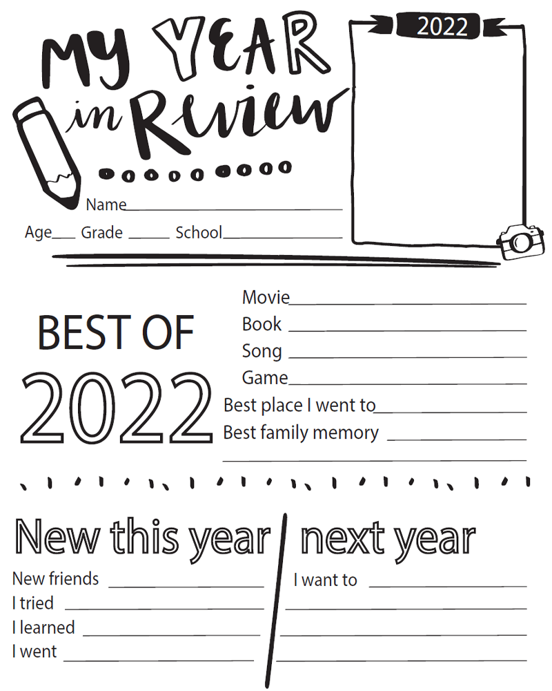 this is my year printable