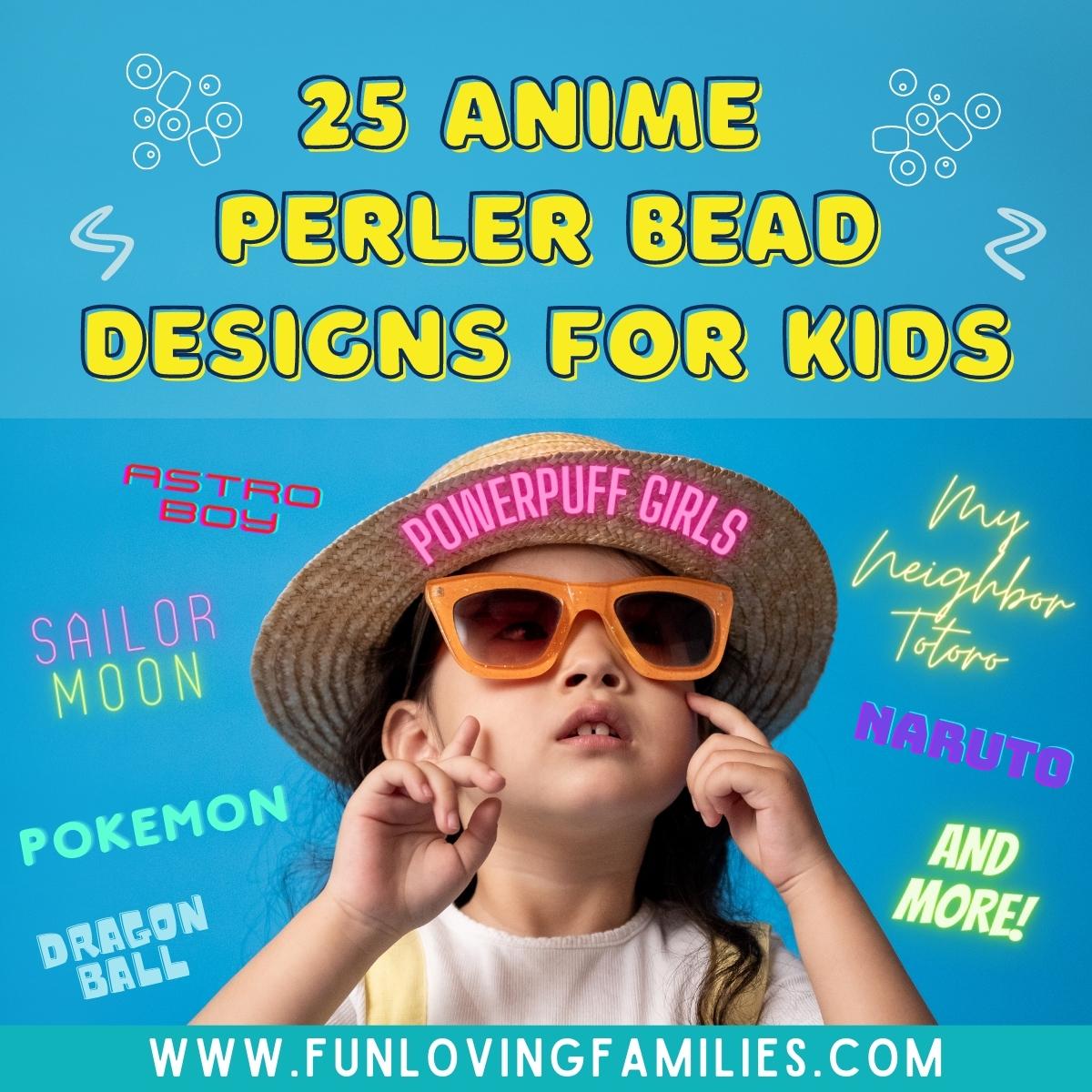 25 Anime Perler Bead Patterns, Designs and Ideas